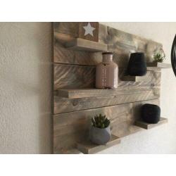 Decoratief steigerhout wandbord