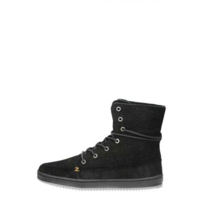 Zwarte Hub Vermont Suede dames laarsje (38)
