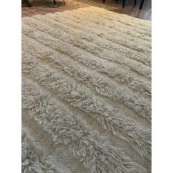 Kleed berber van Zara 202x142 gebroken wit