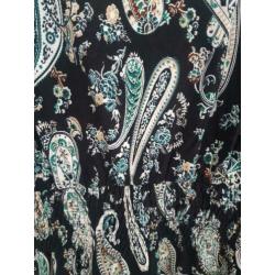 Jurk met paisley print M&S mode maat XL NIEUW