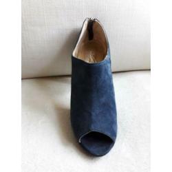 Mooie suede schoenen van SEASIDE (peeptoe) maat 39