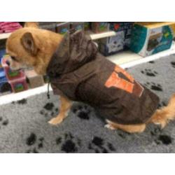Hondenkleding, honden jas, chihuahua kleding, regenjas, pet