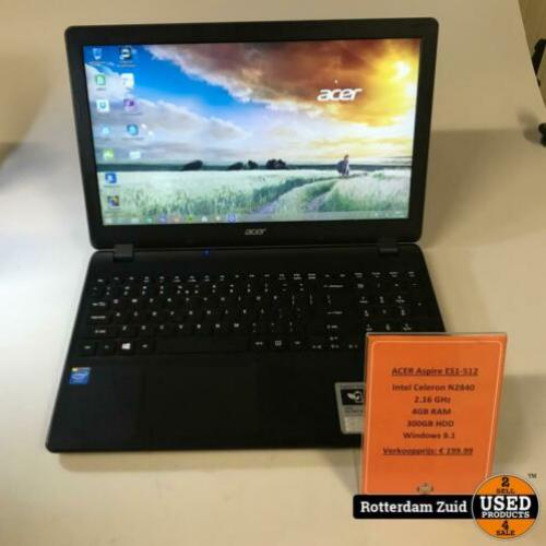 Acer Aspire ES1-512-C1EX | 4GB | 320GB | met garantie |