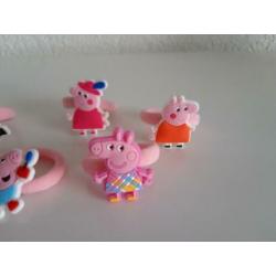 Nieuwe Peppa Big haar elastiekjes set (2) voor € 4,-