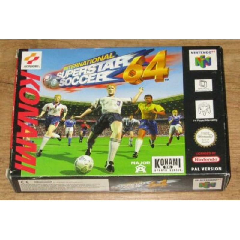 International Superstar Soccer 64 compleet voor Nintendo 64