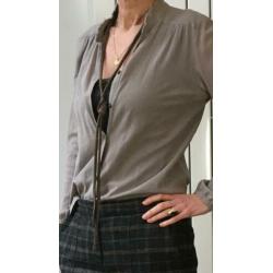 Humanoid taupe blouse s