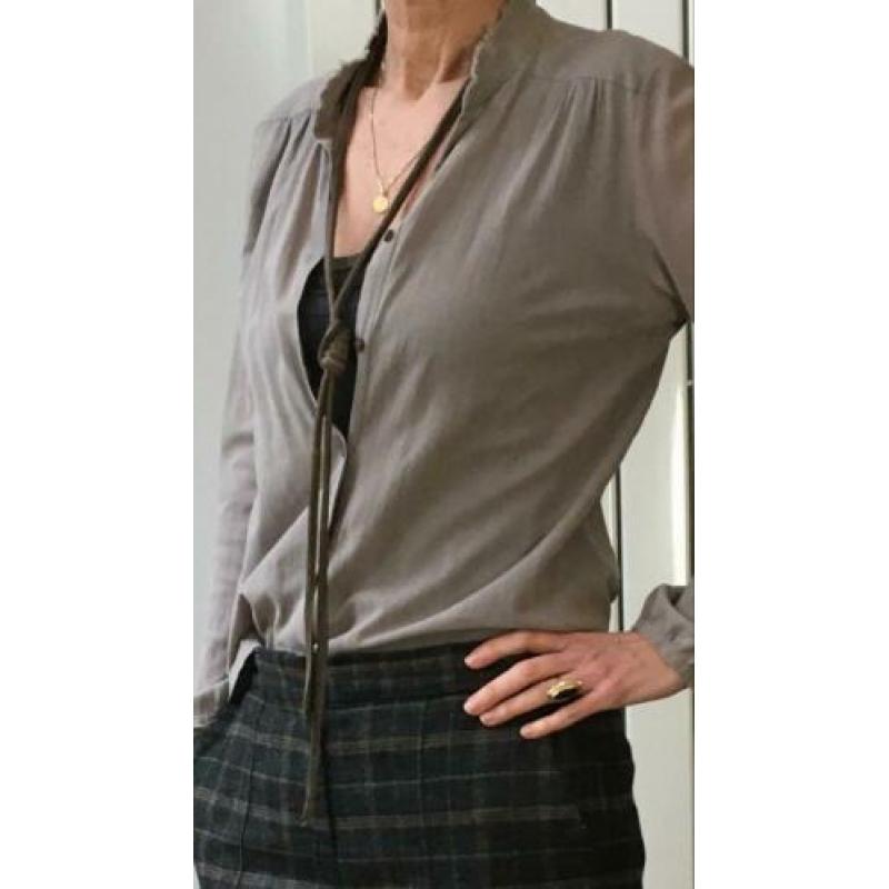 Humanoid taupe blouse s