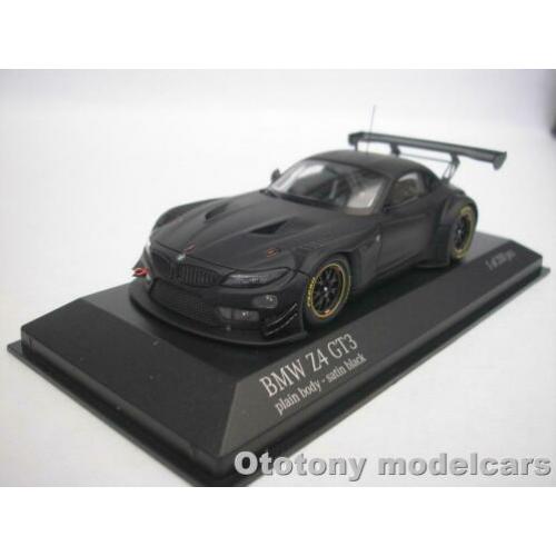 Bmw Z4 GT3 Plain Body 2013 Mat Zwart 1/43 Minichamps