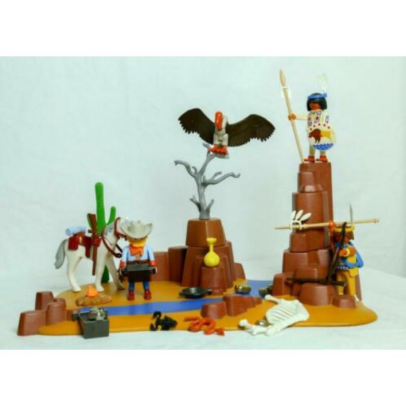 Playmobil Western Goudmijn nr. 5246 + Goudzoekers nr. 4130