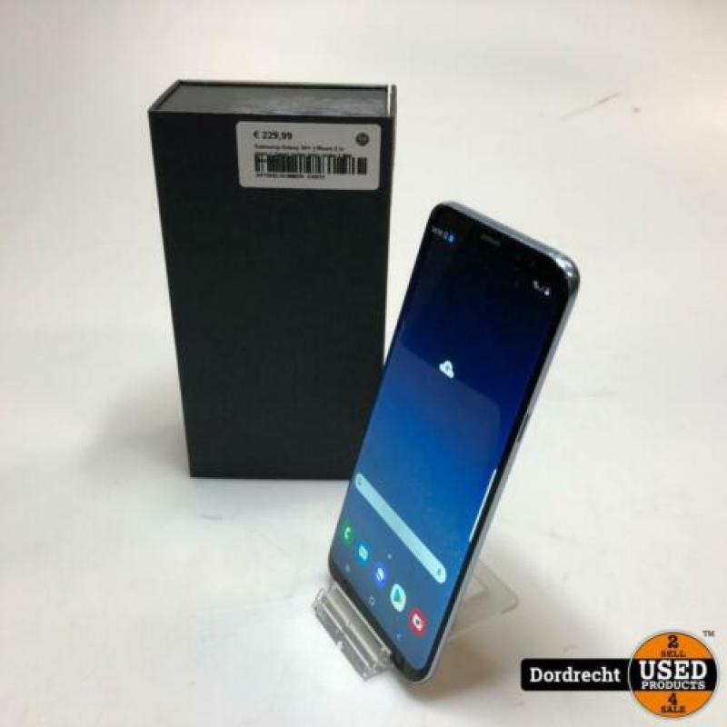 Samsung Galaxy S8+ || Blauw || In doos || Zwart vlekje links