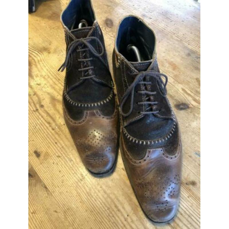 Giorgio halfhoge herenschoenen, bruin maat 44