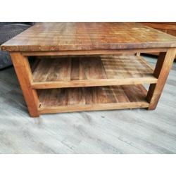 Teakhouten salontafel