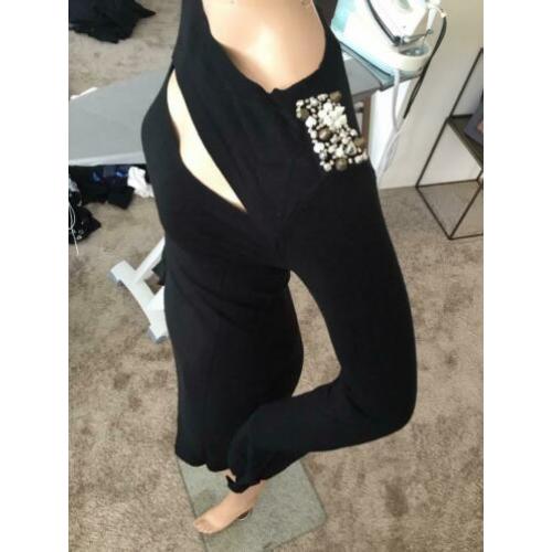 MET jurk met steentjes, maat m