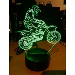 3D led lamp motorcross crossbrommer