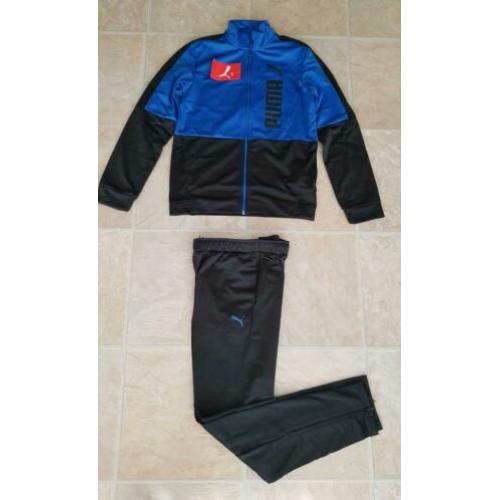 Nieuw PUMA trainingspak blauw zwart maat 164 en 170