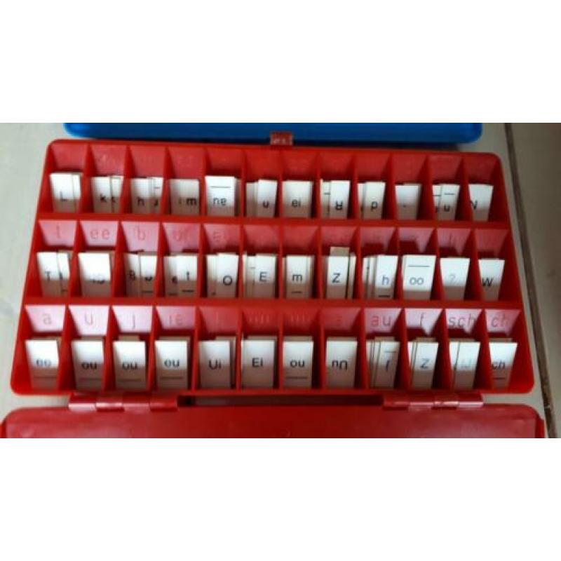 20 letterdozen (letterbak/letrerdoos)