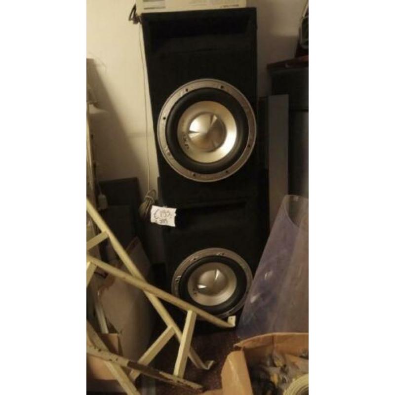 partij woofers voor auto of diversen stuk of 5