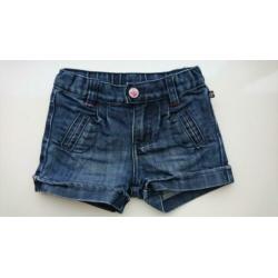 Stoere donker blauwe jeans / spijker short,Babyface, maat 80