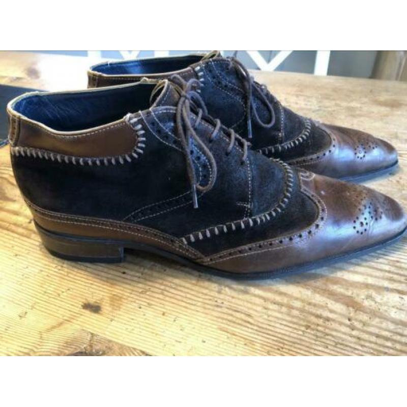 Giorgio halfhoge herenschoenen, bruin maat 44