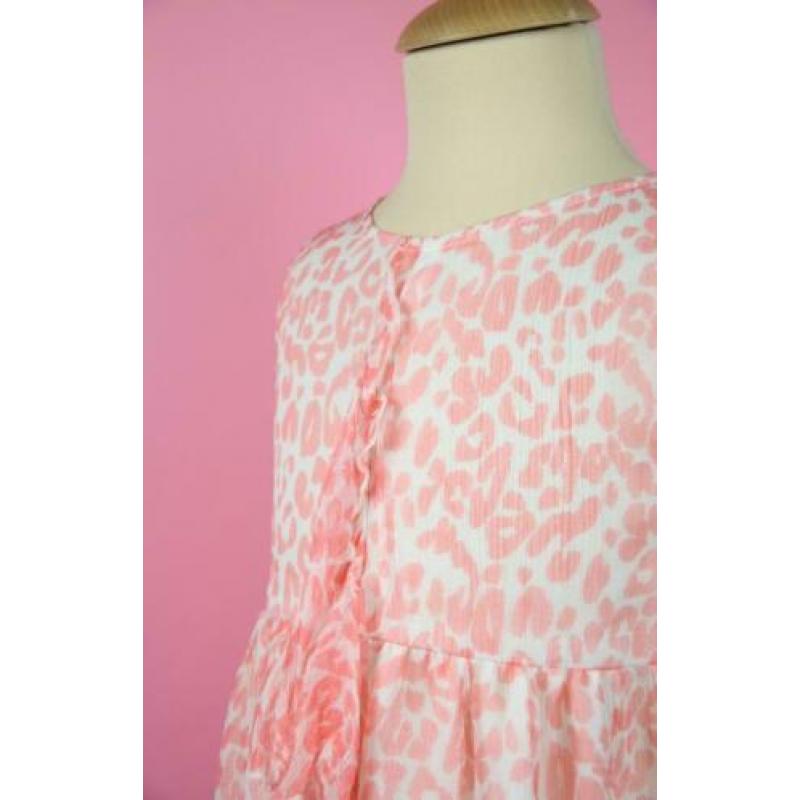 *NIEUW* Creamie blouse top coral panterprint maat 116/122