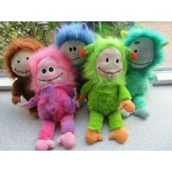 Duivel Trol merk Sunkid van Action blauw/groen velours