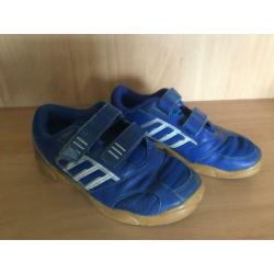 Blauwe Adidas sportschoenen maat 33 met klittenband