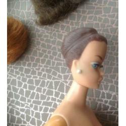 Barbie met pruikjes, jaren 60, origineel Mattel