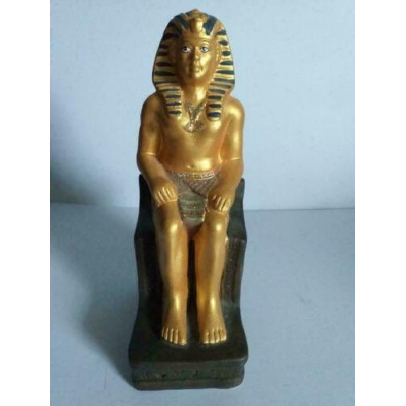 Mijn Marktplaats Egypte beeldjes en Sarcofaag (10) - steen