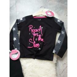 Maat 98 NIEUWE Meisjes Top met Legging setje BIRDS