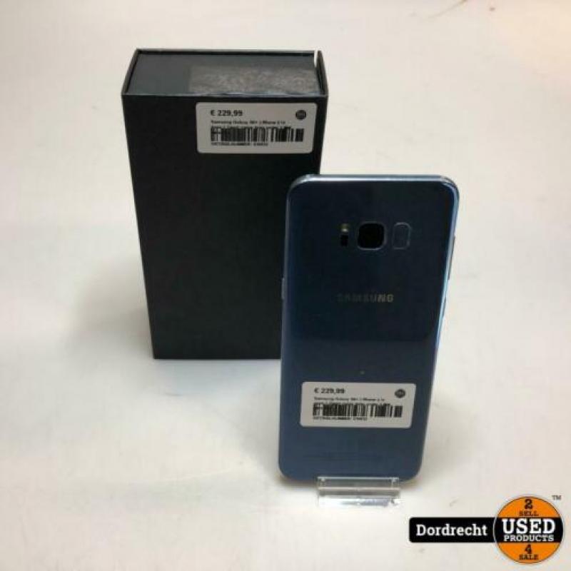 Samsung Galaxy S8+ || Blauw || In doos || Zwart vlekje links