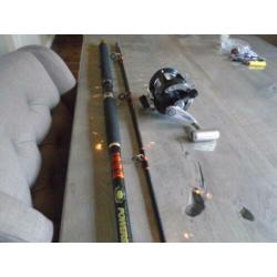 Penn Powerstick 20/30 Lb + Okuma Titus T 20 Big game set.