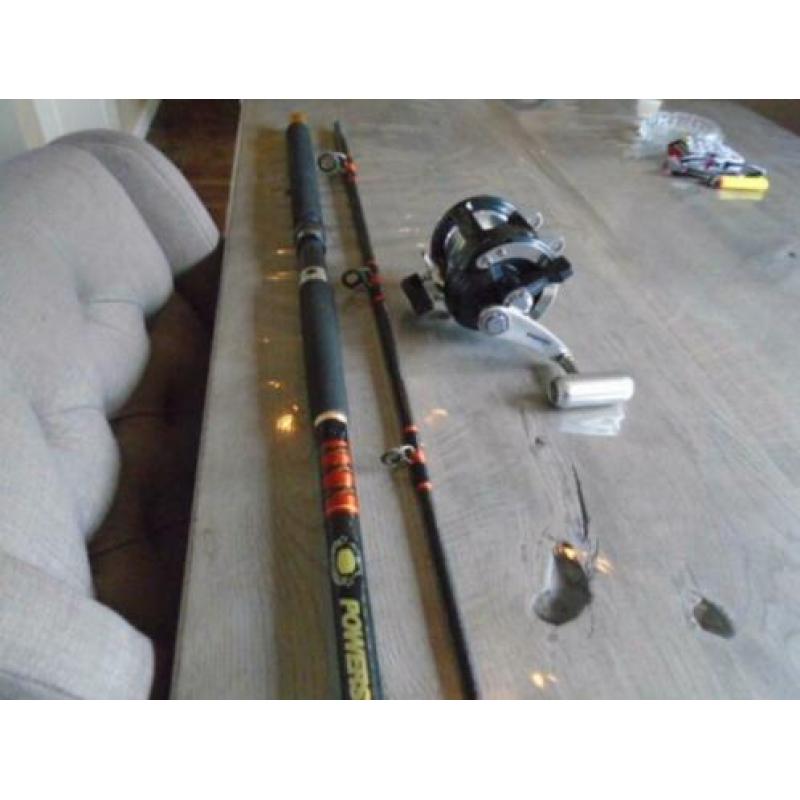 Penn Powerstick 20/30 Lb + Okuma Titus T 20 Big game set.
