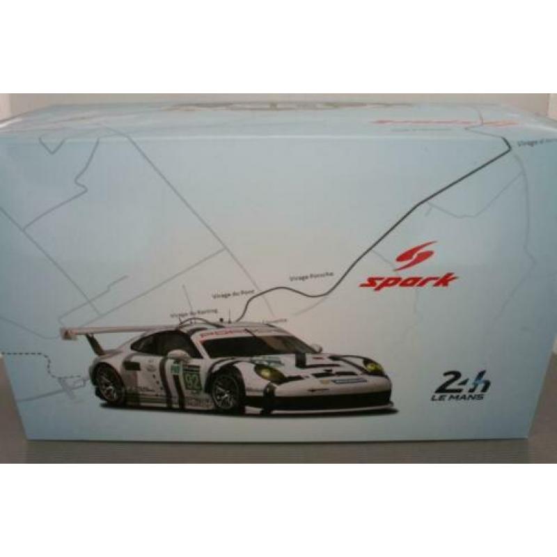 Spark 1/18 Porsche 911(991)RSR - Le Mans 2014
