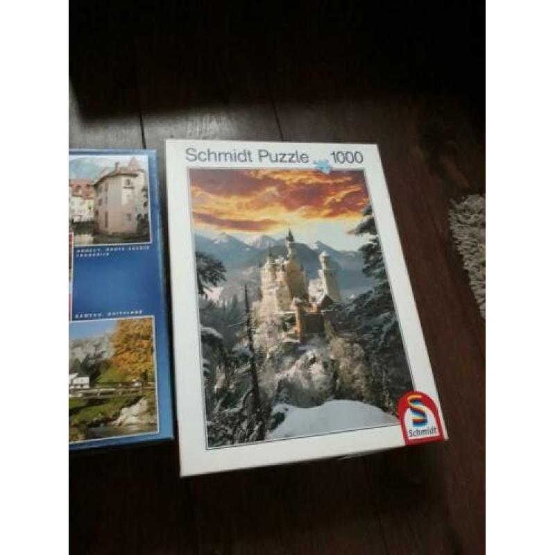 Zgan! Landschap puzzels 6x 1000 stuks