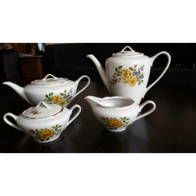 16 delig thee- en koffieservies