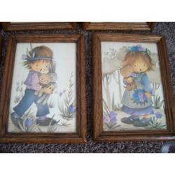 Set van 10 retro vintage Jaklien Moerman afbeeldingen
