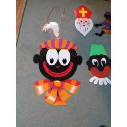 Zwarte pieten decoratie en sinterklaas