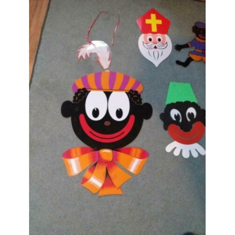 Zwarte pieten decoratie en sinterklaas