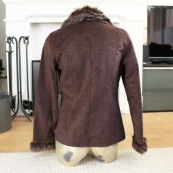 Prachtige Nieuwe Bruine Choklate Jas (M) winterjas