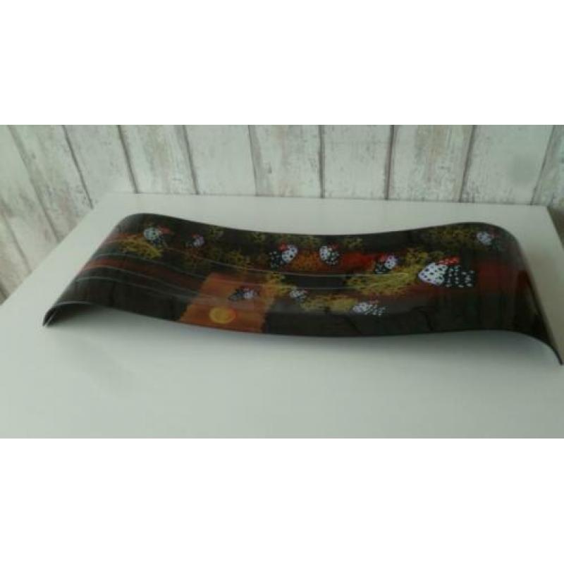 Glazen schaal serie Butterfly 2 modellen schalen glas -50%
