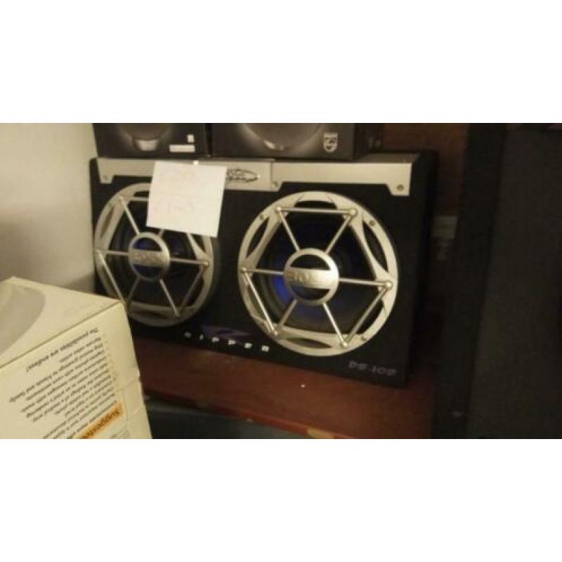 partij woofers voor auto of diversen stuk of 5