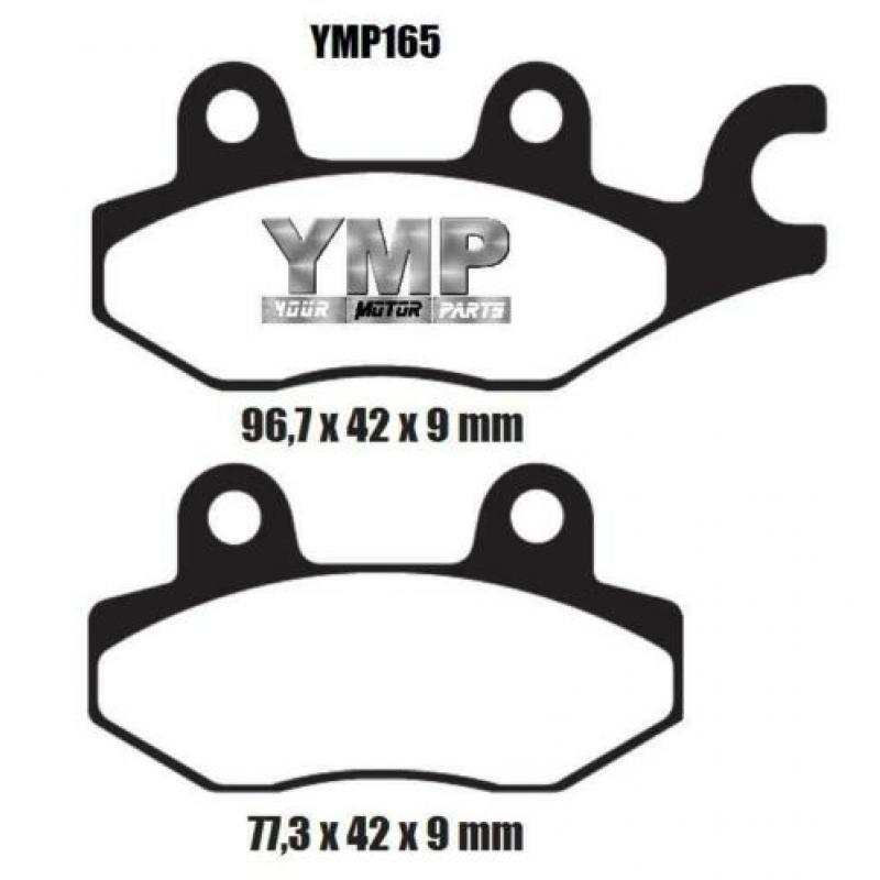 Remblokken Yamaha YZF450 / WR400 alle typen YZF WR 400 450