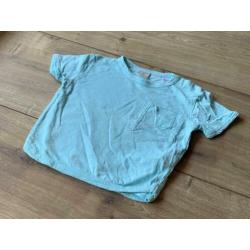 Z.g.a.n. Turquoise shirt / top van Zara Baby, maat 74