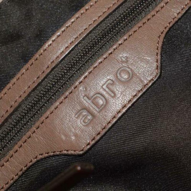 ABRO - Prachtige leren tas incl. afneembaar hengsel - IZGST