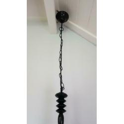Donkergroene hanglamp - pendellamp met bollamp
