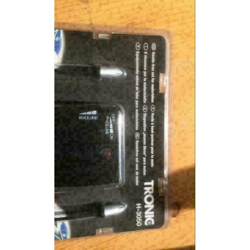 Handsfree set voor motor rijders NIEUW