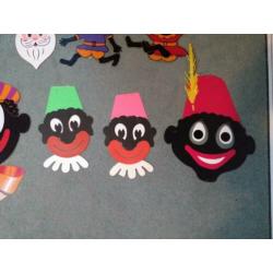 Zwarte pieten decoratie en sinterklaas