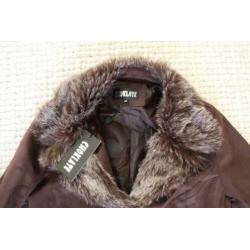 Prachtige Nieuwe Bruine Choklate Jas (M) winterjas
