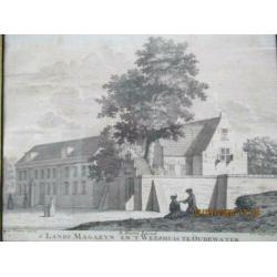 D-164 Kopergravure ’s Lands Magazijn Oudewater