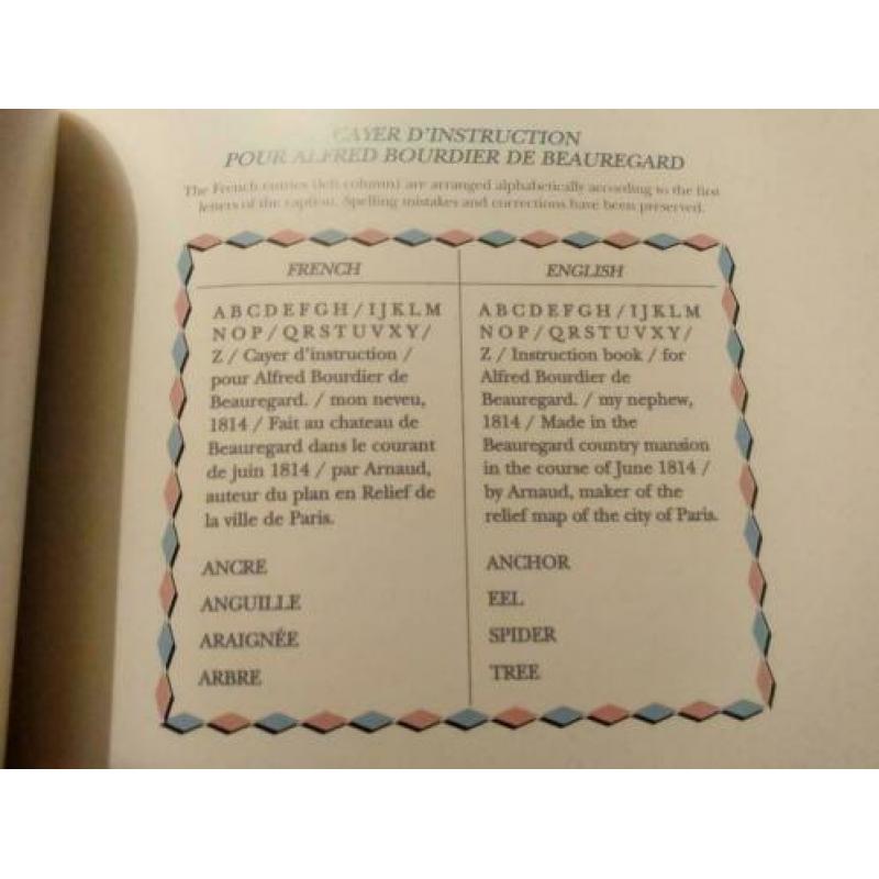 A French Alphabet Book of 1814 (Fascimile 2007, Rizzoli)